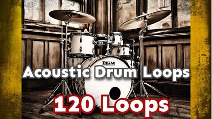 Picture of Acoustic Drum Loops Bundle (120 loops)