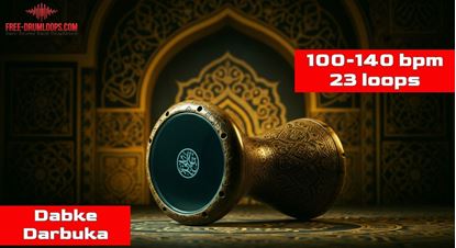 Picture of dabke darbuka (23 loops)